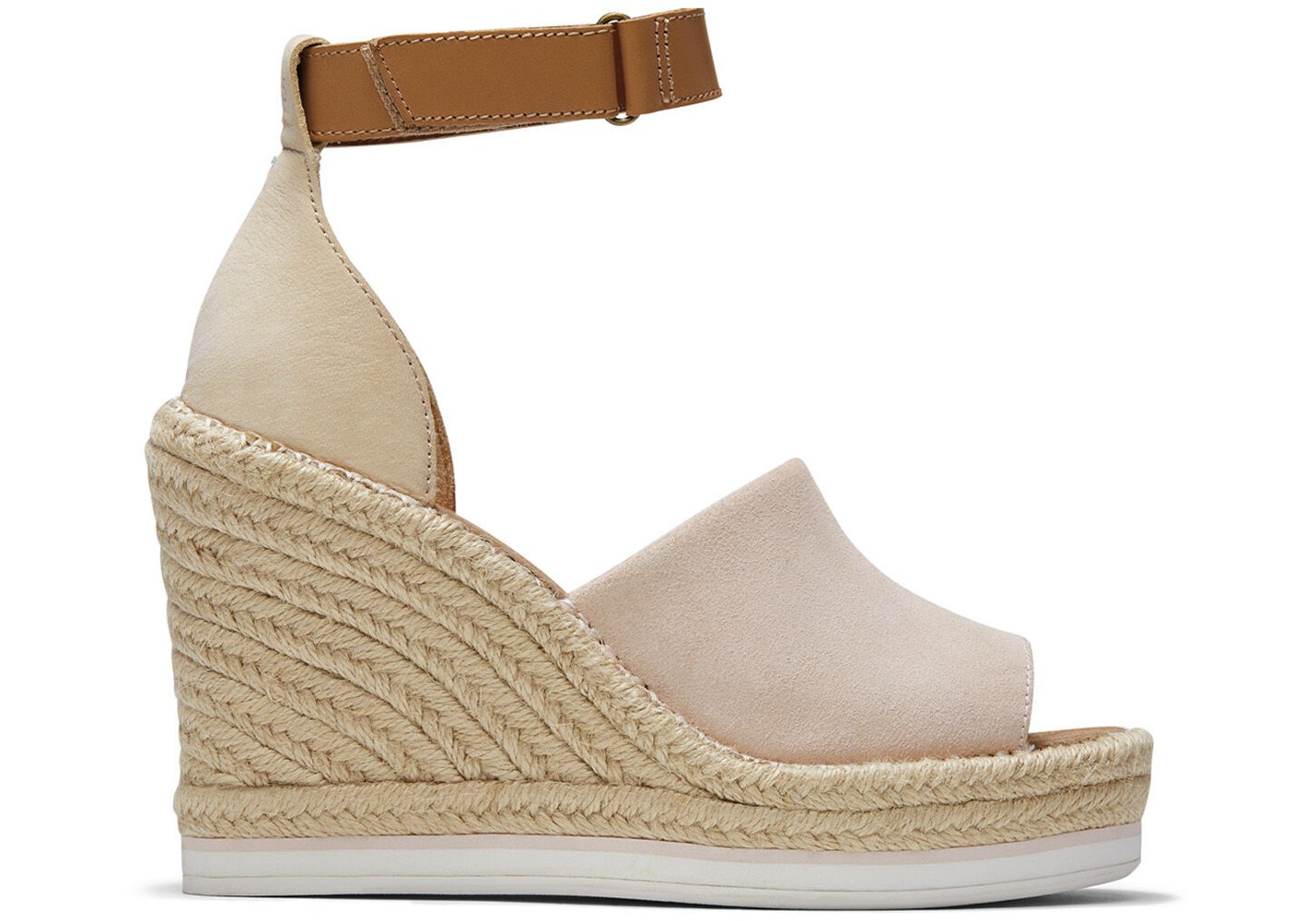 Toms Marisol Heel Wedge Beige - Womens - 47362-QXHP